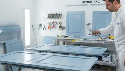 Cabinet painting in Grand Rapids, MI for a smooth, durable kitchen finish