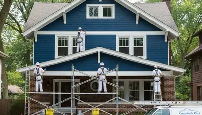 Grand Rapids, MI painting crew providing professional interior and exterior painting services