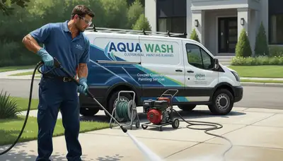 Concrete pressure cleaning in Grand Rapids, MI for driveways, patios, and walkways
