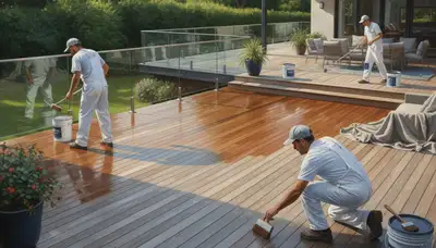 Grand Rapids, MI deck painting for wood protection and a fresh exterior finish