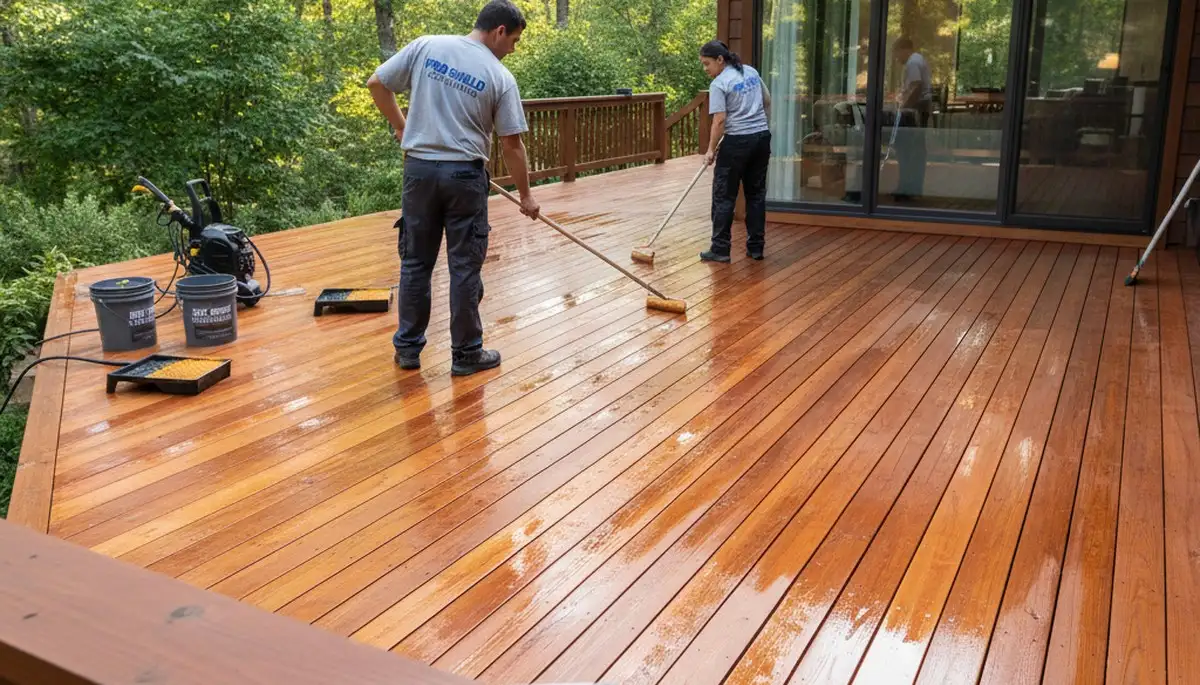 Deck sealing service in Grand Rapids, MI for lasting wood protection against weather and moisture