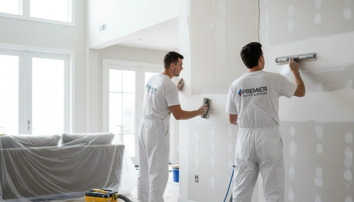 Grand Rapids Paint Pros repairs drywall cracks, holes, and water damage in Grand Rapids, MI
