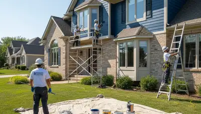 Painting contractor in Grand Rapids, MI providing professional interior and exterior house painting services