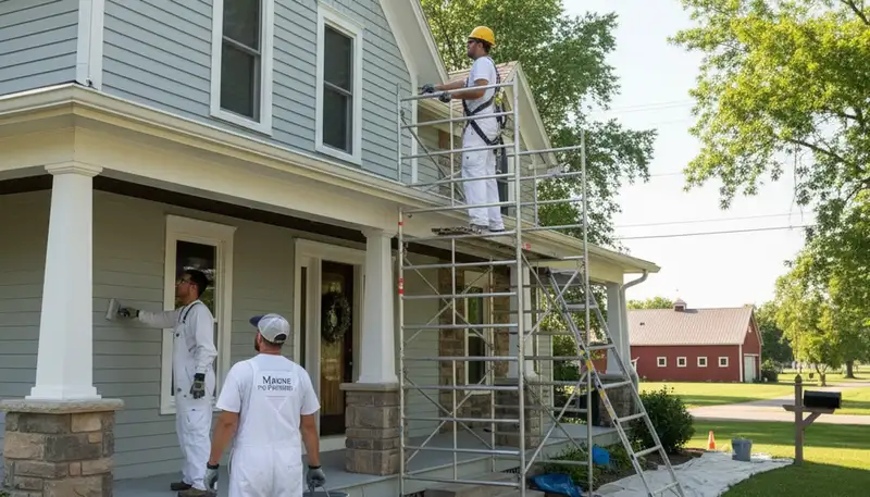Painting contractors in Grand Rapids, MI providing professional interior and exterior painting services
