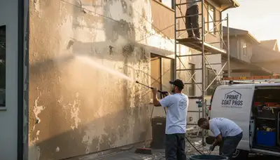 Pressure cleaning service in Grand Rapids, MI removing grime from siding and driveway