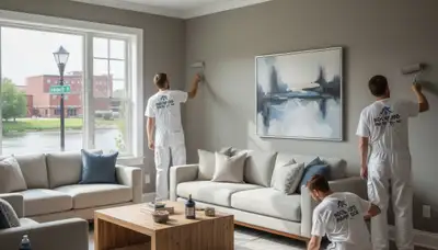 Grand Rapids, MI painting crew providing professional interior and exterior house painting services
