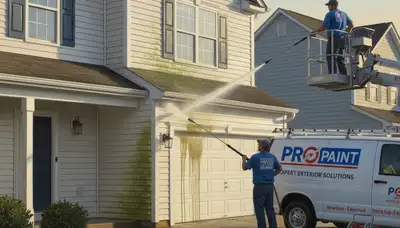 Grand Rapids, MI vinyl siding pressure cleaning for mold, mildew, and algae removal