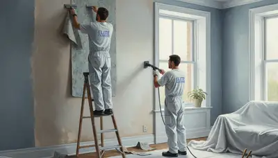 Grand Rapids, MI wallpaper removal service by Grand Rapids Paint Pros for clean, careful wall prep